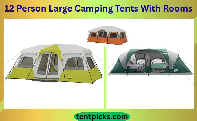12 Person Large Camping Tents With Rooms