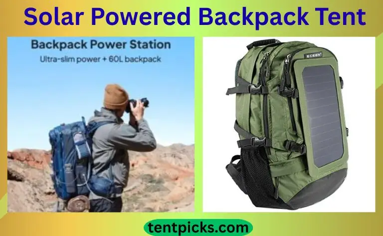 Solar Powered Backpack Tent