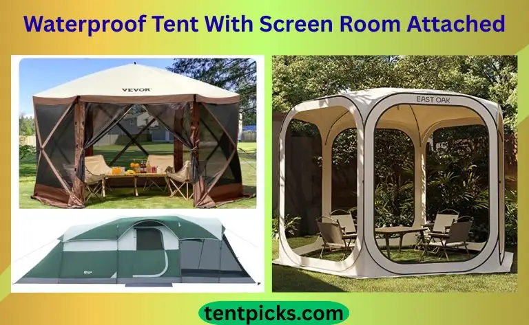 Waterproof Tent With Screen Room Attached