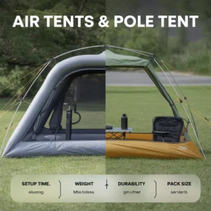 Are Air tents or pole tents better