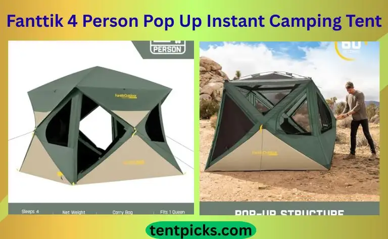 Fanttik 4 Person Pop Up Instant Camping Tent Review