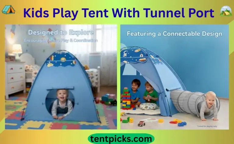 Kids Play Tent With Tunnel Port