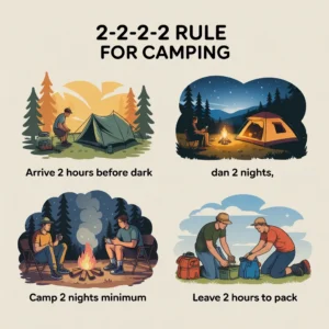 What Is The 2 2 2 Rule For Camping
