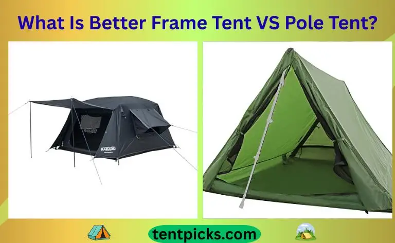 What Is Better Frame Tent VS Pole Tent