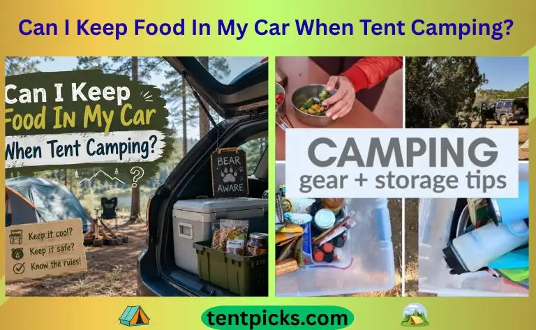 Can I Keep Food In My Car When Tent Camping